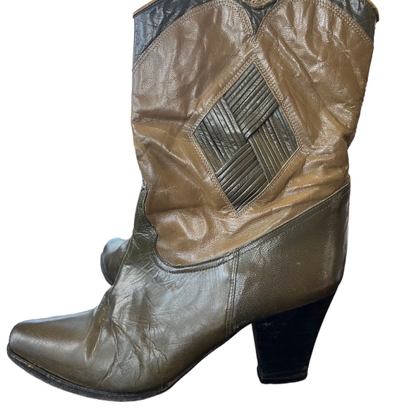 OMG! Vintage Leather Mr. Jay Boots EUC size 8 - Picture 4 of 15